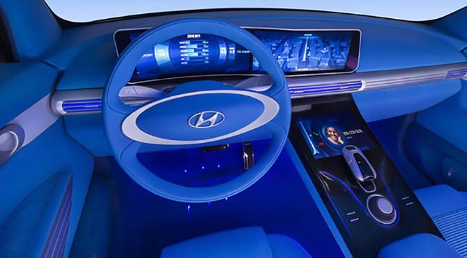 hyundai fe fuel cell koncept-2017 enterijer