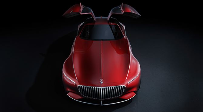 Mercedes-Maybach 6 vision koncept otvorena vrata