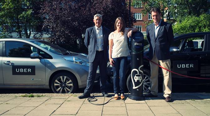 Uber električna vozila u Londonu Nissan i BYD e6